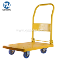 Yellow Push Hand Truck